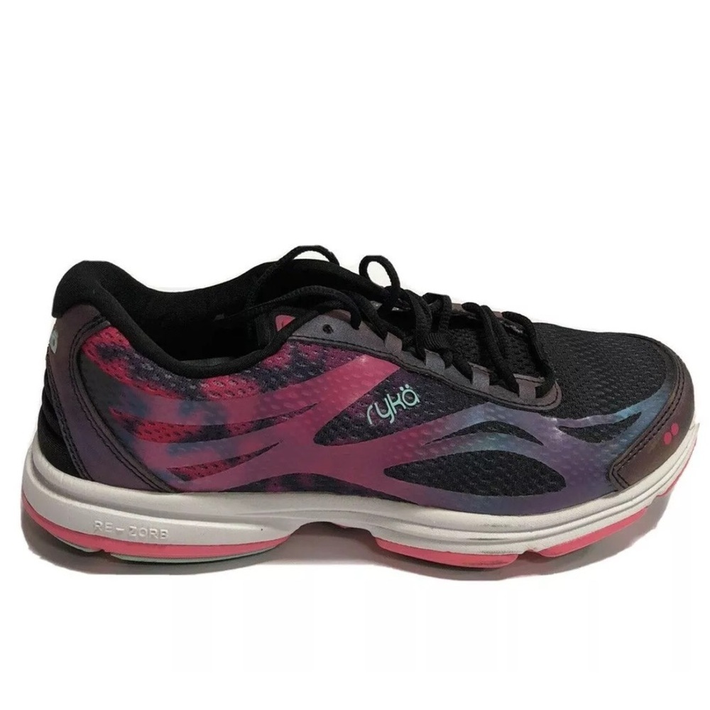 Ryka Women’s Devo Plush 2 Walking Shoes Black, Size 10 M.